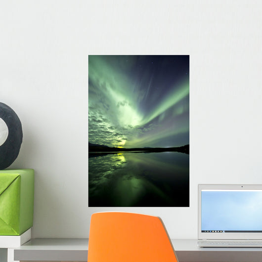 Aurora Borealis over Schwatka Wall Decal Design 2