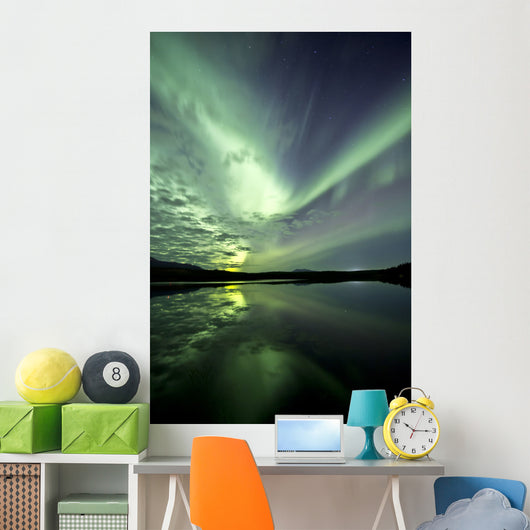 Aurora Borealis over Schwatka Wall Decal Design 2