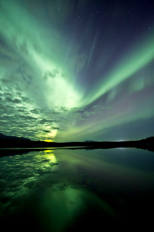 Aurora Borealis over Schwatka Wall Decal Design 2
