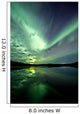 Aurora Borealis over Schwatka Wall Decal Design 2