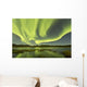 Aurora Borealis over Fish Wall Decal Design 14