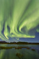 Aurora Borealis over Fish Wall Decal Design 13