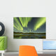 Aurora Borealis over Fish Wall Decal Design 10