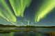 Aurora Borealis over Fish Wall Decal Design 10