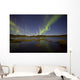 Aurora Borealis over Fish Wall Decal Design 9