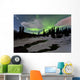 Aurora Borealis over Creek Wall Decal Design 3