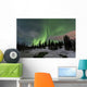 Aurora Borealis over Creek Wall Decal Design 2
