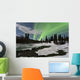Aurora Borealis over Creek Wall Decal Design 1