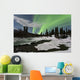 Aurora Borealis over Creek Wall Decal Design 1