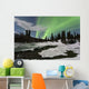 Aurora Borealis over Creek Wall Decal Design 1