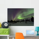 Aurora Borealis over Trees Wall Decal Design 4