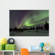 Aurora Borealis over Trees Wall Decal Design 4