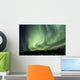 Aurora Borealis over Mountain Wall Decal Design 4