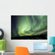 Aurora Borealis over Mountain Wall Decal Design 4