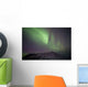 Aurora Borealis over Mountain Wall Decal Design 3