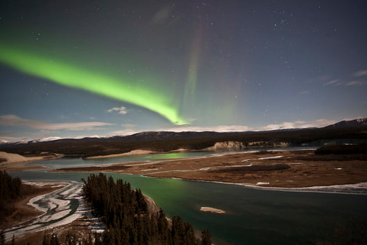Aurora Borealis over Yukon Wall Decal Design 1