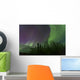 Aurora Borealis over Trees Wall Decal Design 3