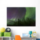 Aurora Borealis over Trees Wall Decal Design 3