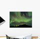 Aurora Borealis over Mountain Wall Decal Design 2