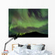 Aurora Borealis over Mountain Wall Decal Design 2
