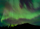 Aurora Borealis over Mountain Wall Decal Design 2