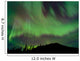 Aurora Borealis over Mountain Wall Decal Design 2