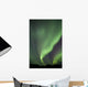 Aurora Borealis over Mountain Wall Decal Design 1