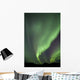 Aurora Borealis over Mountain Wall Decal Design 1