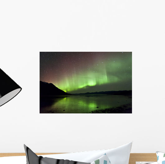 Aurora Borealis over Kluane Wall Decal
