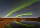 Aurora Borealis over Fish Wall Decal Design 6