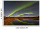 Aurora Borealis over Fish Wall Decal Design 6