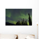 Aurora Borealis over Trees Wall Decal Design 2