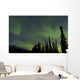 Aurora Borealis over Trees Wall Decal Design 2