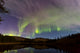 Aurora Borealis over Hidden Wall Decal Design 3