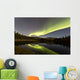 Aurora Borealis over Hidden Wall Decal Design 2