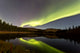 Aurora Borealis over Hidden Wall Decal Design 2