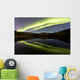 Aurora Borealis over Hidden Wall Decal Design 1