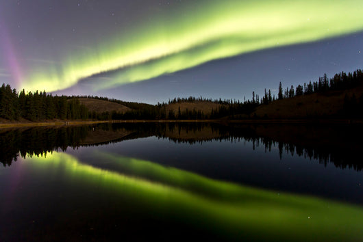 Aurora Borealis over Hidden Wall Decal Design 1