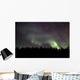 Aurora Borealis over Trees Wall Decal Design 1