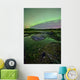 Aurora Borealis over Fish Wall Decal Design 3