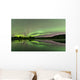 Aurora Borealis over Fish Wall Decal Design 2