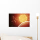Planet and Its Moon Wall Decal