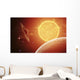 Planet and Its Moon Wall Decal
