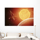 Planet and Its Moon Wall Decal