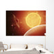 Planet and Its Moon Wall Decal