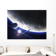 Alien Patrol Zooms over Wall Decal