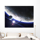Alien Patrol Zooms over Wall Decal