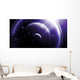 Illustration Ringed-planet Viewed from Wall Decal