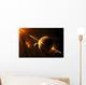 Extraterrestrial Spacecraft Approaches World Wall Decal