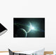 Marvelous Sunrise Alien Moon Wall Decal